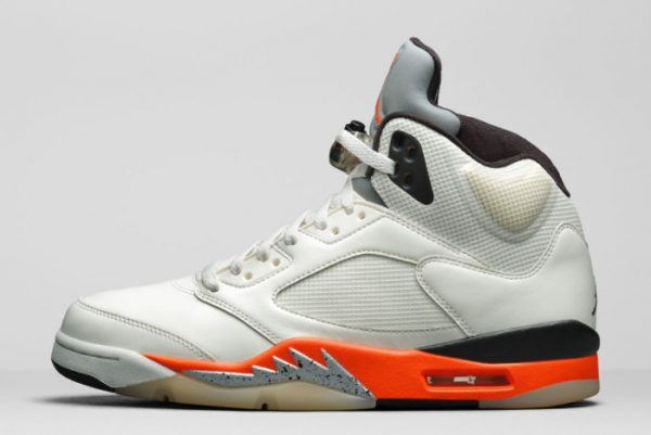 Air Jordan 5 Shattered Backboard Sail/Orange Blaze | DC1060-100