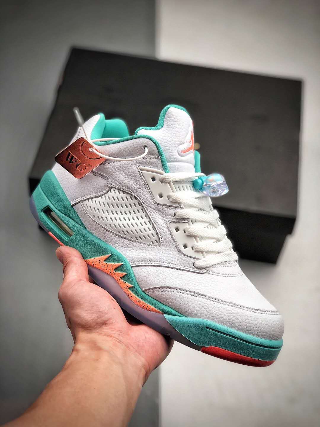 Air Jordan 5 Retro 'Light Aqua' 440892-100 - Premium Sneakers in Stylish Aqua Shade
