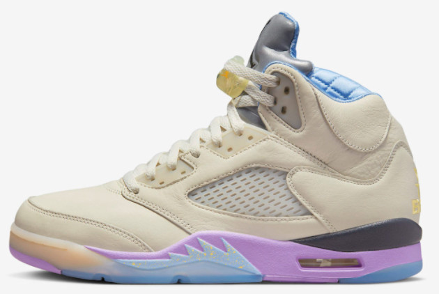 DJ Khaled x Air Jordan 5 'Sail' Sail/Washed Yellow-Violet Star 80 max characters