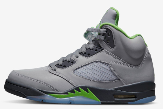 Air Jordan 5 'Green Bean' Silver/Green Bean-Flint Grey DM9014-003 - Shop Now!