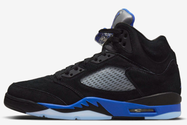 Air Jordan 5 'Racer Blue' CT4838-004 | Black/Racer Blue Reflective Silver