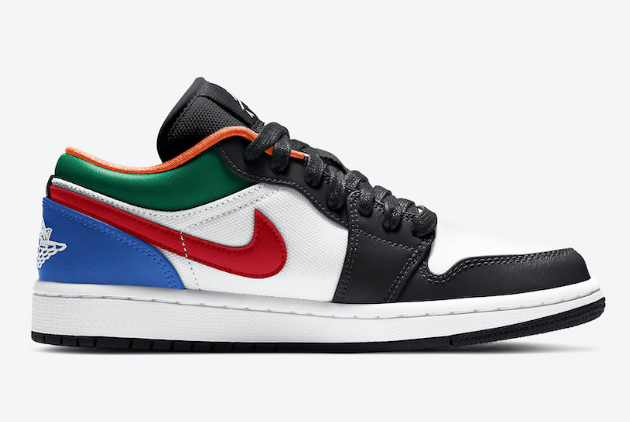 Air Jordan 1 Low CZ4776-101 | Multi-Color Sneakers | Authentic