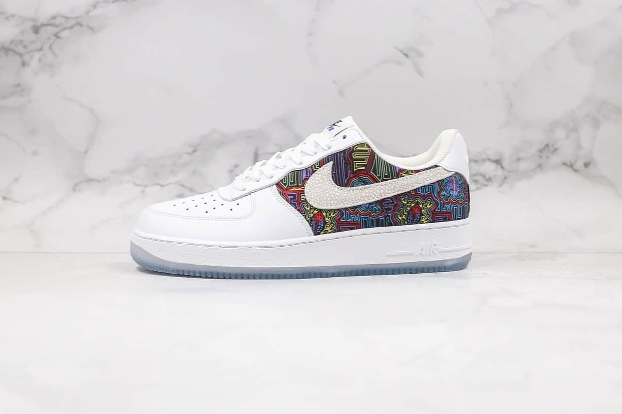 Nike Air Force 1 Low Puerto Rico WhiteMulticolor CJ1620-100 - Exclusive Design & Style | Limited Edition