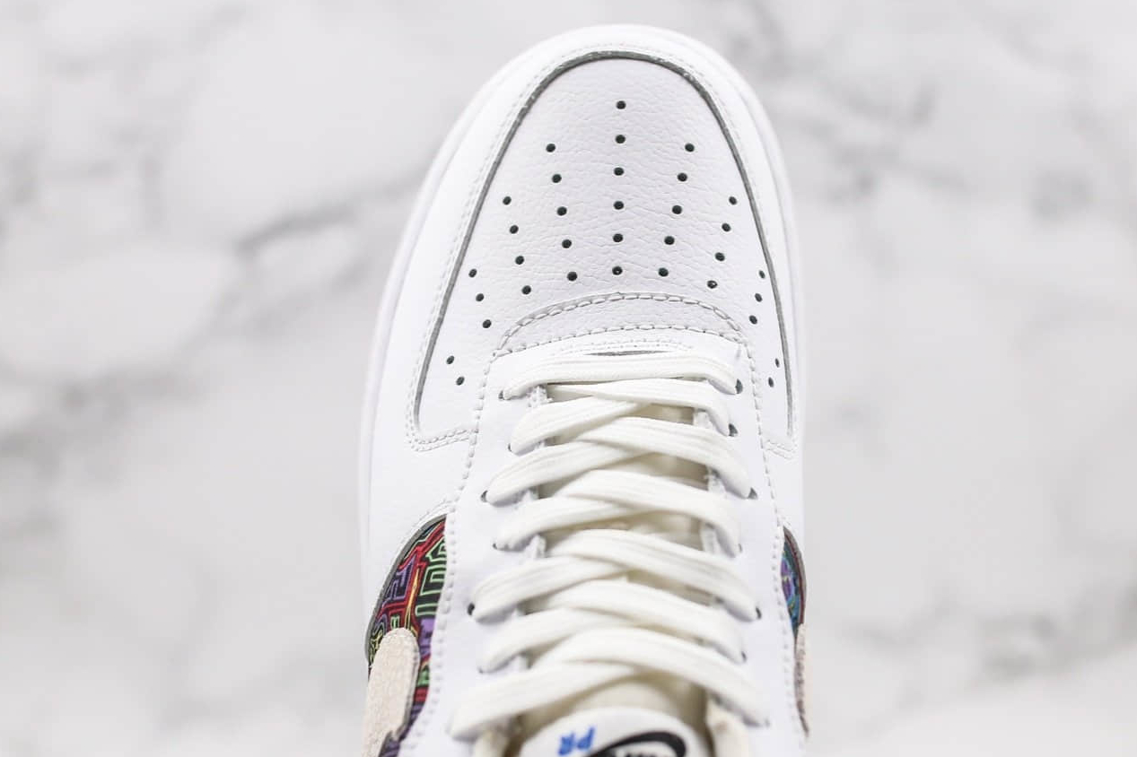 Nike Air Force 1 Low Puerto Rico WhiteMulticolor CJ1620-100 - Exclusive Design & Style | Limited Edition