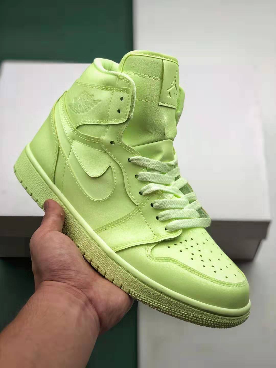 Air Jordan 1 High PRM 'Barely Volt' AH7389-700 - Premium Sneakers for Style Connoisseurs