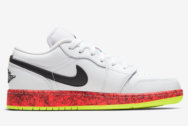 Air Jordan 1 Low GS 'Multi-Color' CV9548-100: Stylish and Vibrant Youth Sneakers