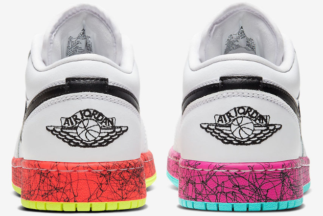 Air Jordan 1 Low GS 'Multi-Color' CV9548-100: Stylish and Vibrant Youth Sneakers