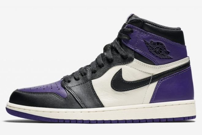 Air Jordan 1 Retro High OG Court Purple 555088-501 - Limited Edition Sneakers
