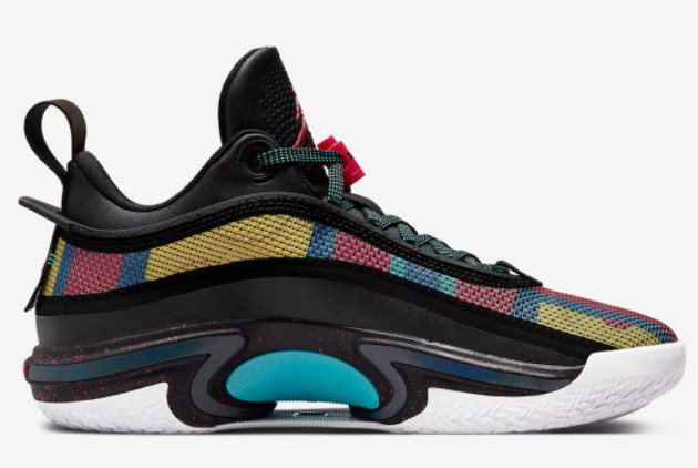 Air Jordan 36 Low 'Multi-Color' Black/Washed Teal - Shop Now!