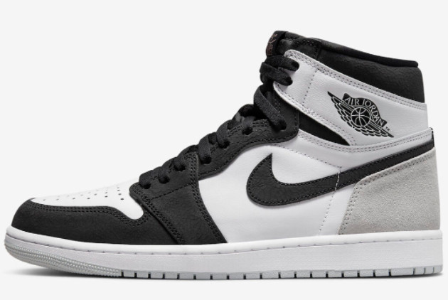 Air Jordan 1 High OG 'Grey Fog': Stylish White/Black-Grey Fog-Bleached Coral (555088-108)