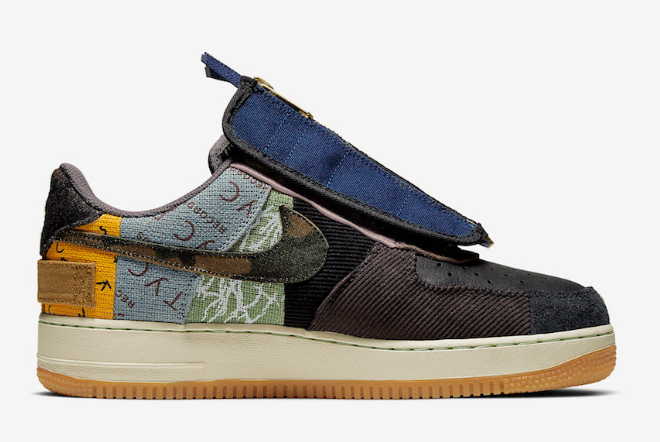 Travis Scott x Nike Air Force 1 Low Multi-Color CN2405-900 - Exclusive Collaboration with Bold Colorway