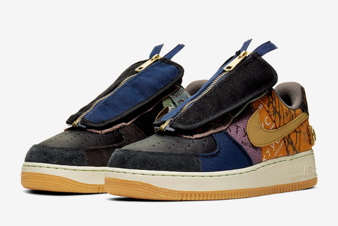 Travis Scott x Nike Air Force 1 Low Multi-Color CN2405-900 - Exclusive Collaboration with Bold Colorway