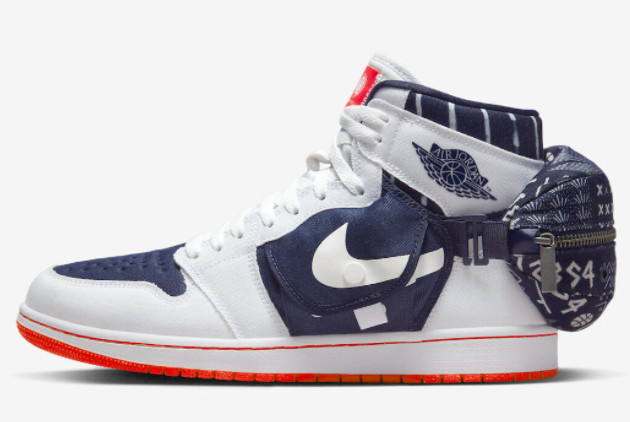 Air Jordan 1 Utility Stash 'Quai 54' White/Neutral Indigo-Light Bone DV1717-100 - Shop Now!