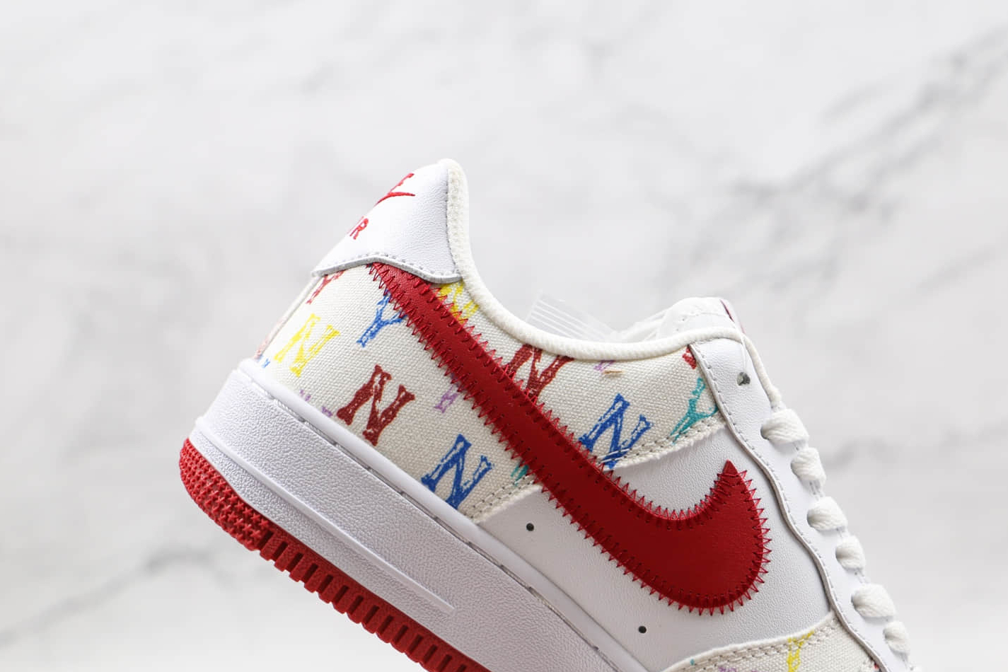 Nike Air Force 1 07 Low MLB White Red Multi-Color 315122-443 - Premium Sneakers for Baseball Enthusiasts!