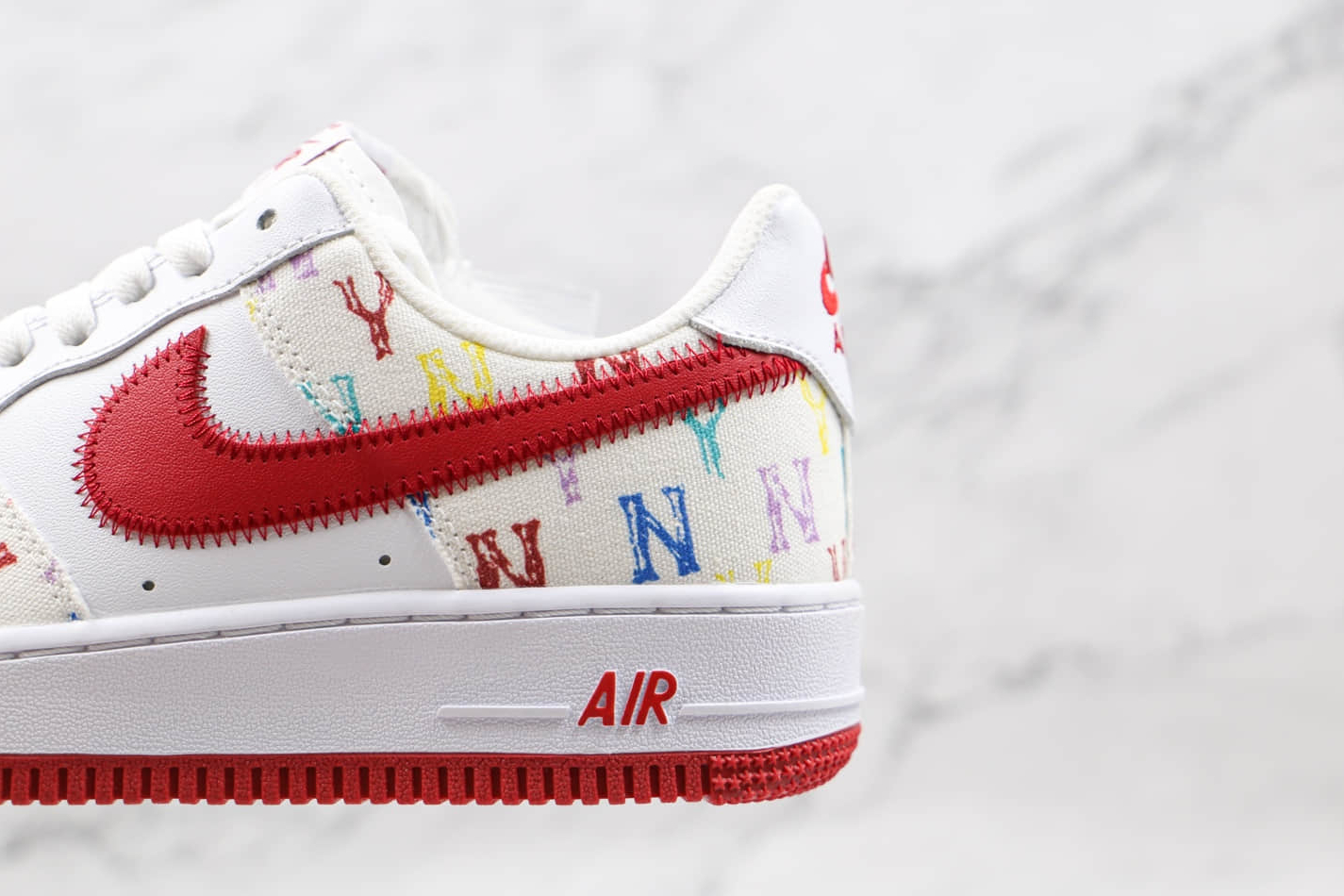 Nike Air Force 1 07 Low MLB White Red Multi-Color 315122-443 - Premium Sneakers for Baseball Enthusiasts!
