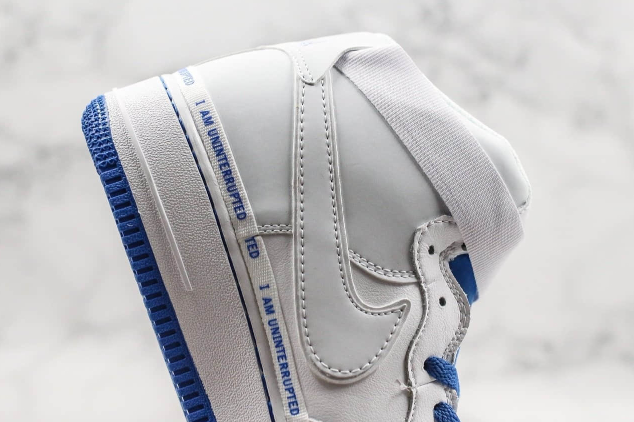 Nike Air Force 1 High Womens MTAA QS Uninterrupted White Blue CQ0494-600