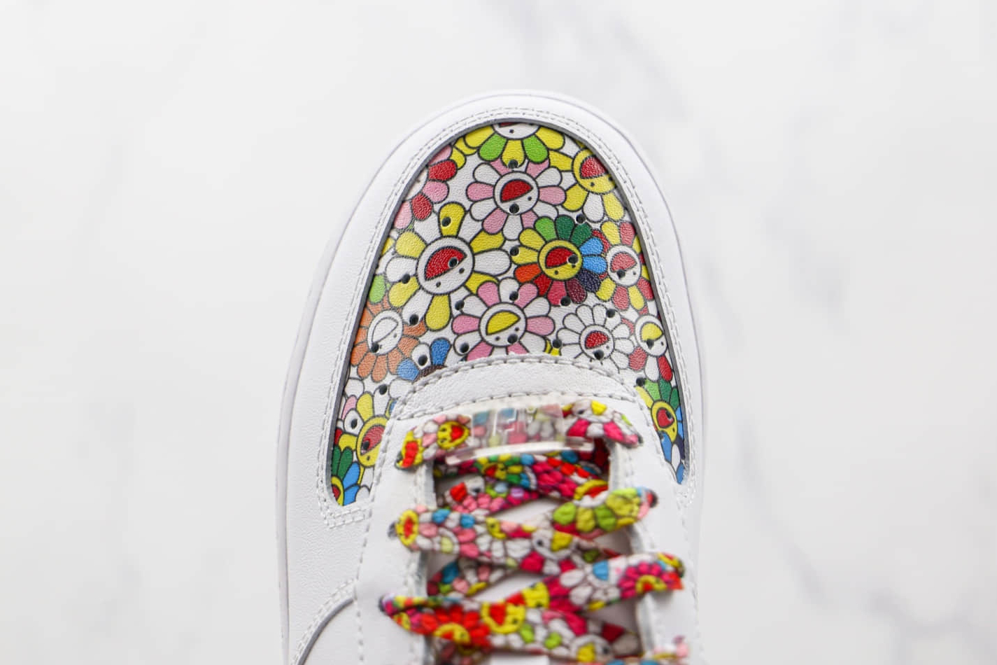 Takashi Murakami x Nike Air Force 1 Low White Multi Color CW2288-119 - Vibrant Collaboration for Sneaker Enthusiasts