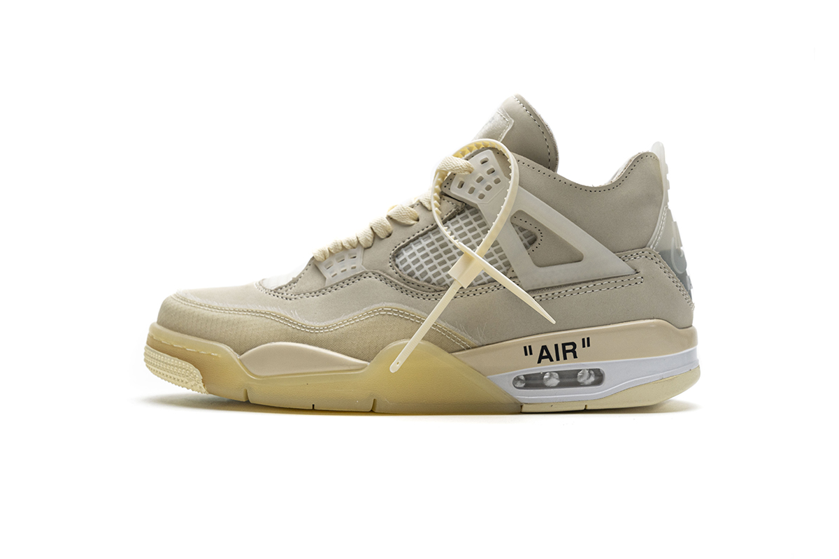 Off-White X Air Jordan 4 SP 'Sail' CV9388-100 - Limited Edition Collaboration for Sneaker Enthusiasts