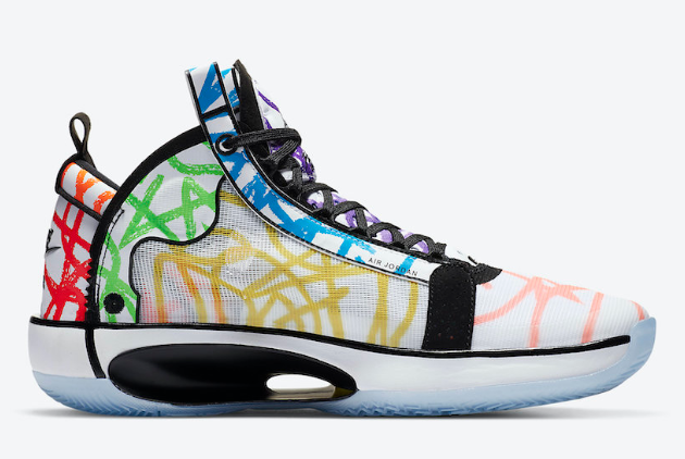 Zion Williamson Air Jordan 34 Coloring Book PE - DA1897-100