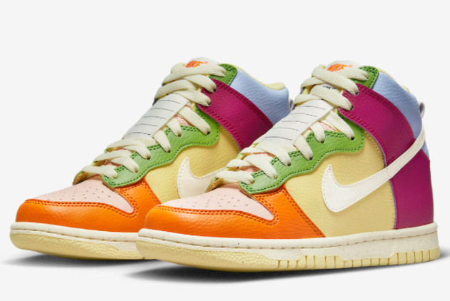 Nike Dunk High GS 'Multi-Color' DZ5638-500 - Stylish and vibrant sneaker for young sneakerheads. Shop Now!