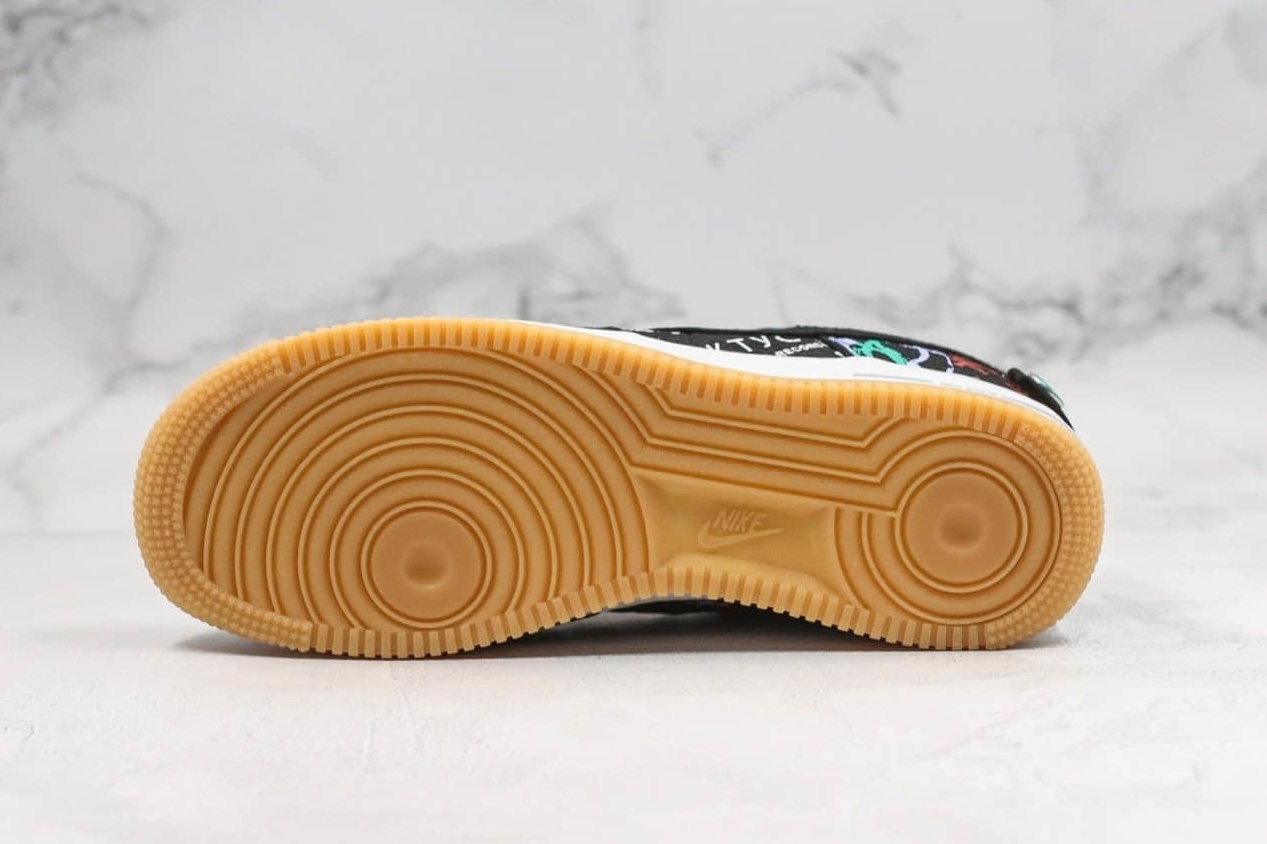 Travis Scott x Nike Air Force 1 Astroworld Black Multi CN2405 001 - Limited Edition Stylish Sneakers