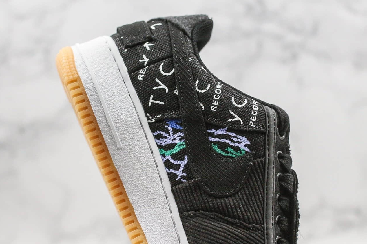 Travis Scott x Nike Air Force 1 Astroworld Black Multi CN2405 001 - Limited Edition Stylish Sneakers