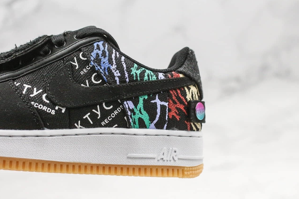 Travis Scott x Nike Air Force 1 Astroworld Black Multi CN2405 001 - Limited Edition Stylish Sneakers