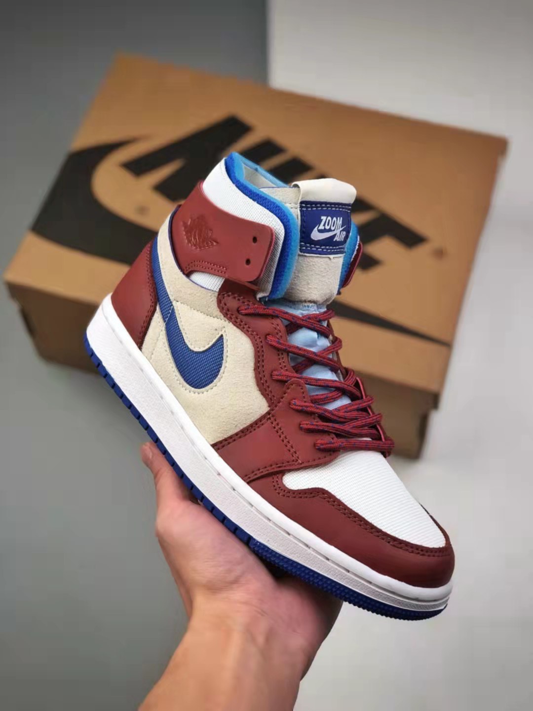 Air Jordan 1 Zoom Comfort 'Redstone' CT0979-104: Stylish & Comfortable Sneakers
