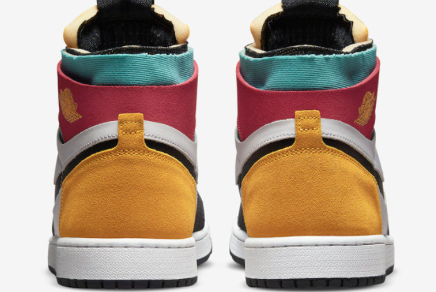 Air Jordan 1 Zoom CMFT 'Multi-Color' Anthracite/Gold/Teal-Pink CT0978-016