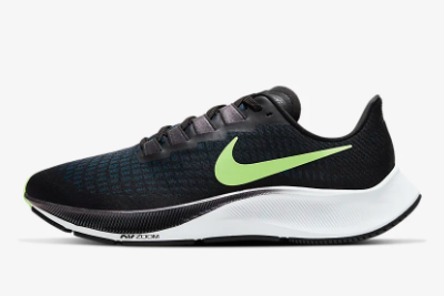 Nike Air Zoom Pegasus 37 Black Bright Mango BQ9646-010 - Premium Athletic Footwear