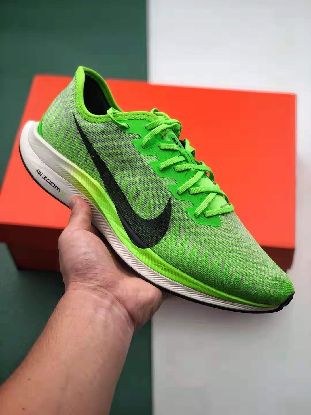 Nike Zoom Pegasus Turbo 2 Lab Green Women's Running Shoe - AT8242 300