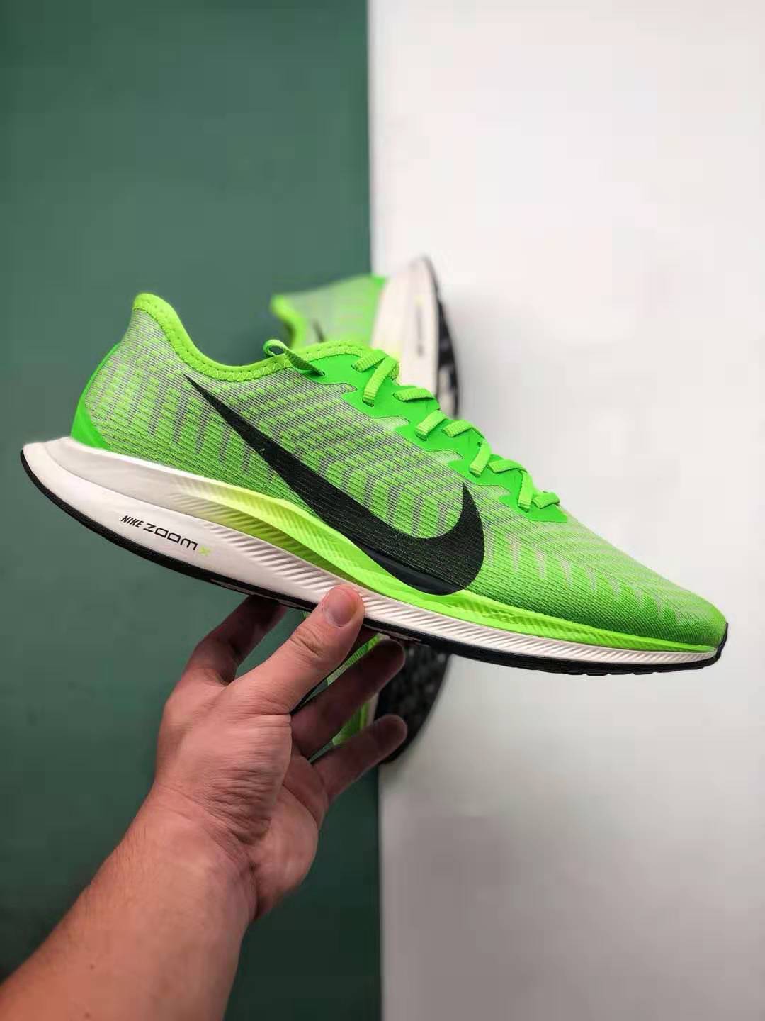 Nike Zoom Pegasus Turbo 2 Electric Green Running Shoe AT2863 300 - Lightweight and Responsive | Shop Now!
