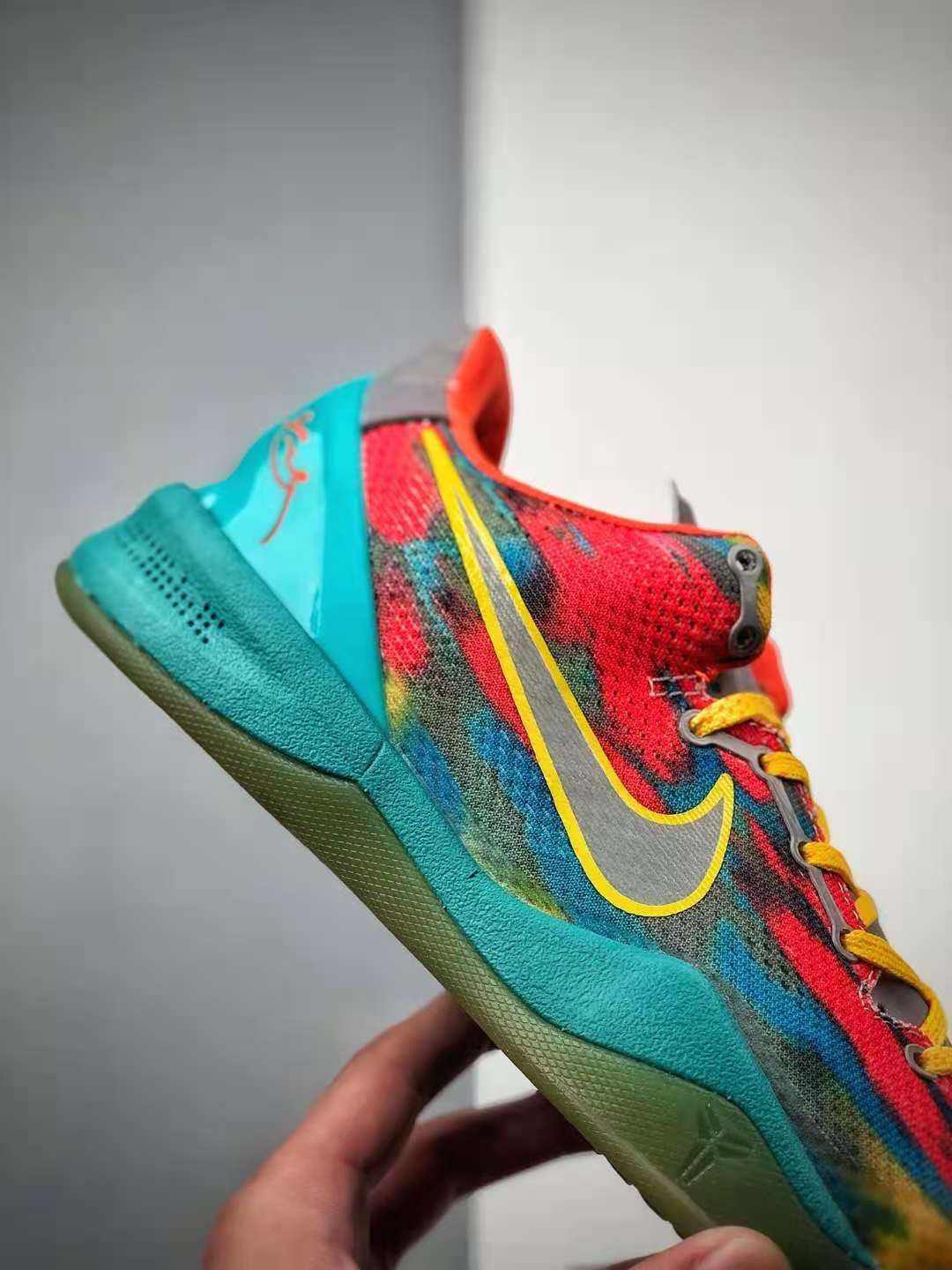 Nike Zoom Kobe 8 System GC Venice Beach Orange Blue Multi-Color 555286-002