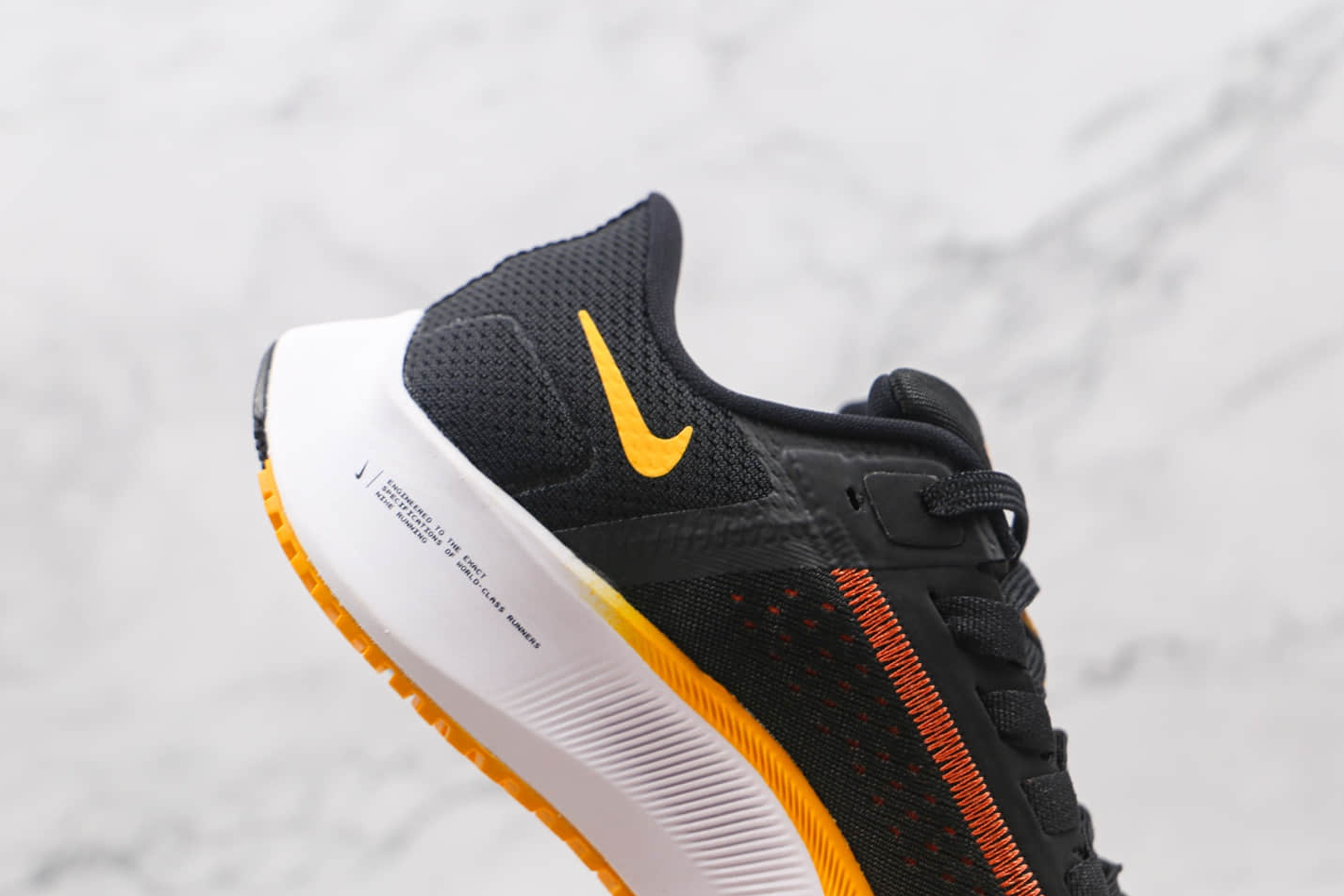 Nike Air Zoom Pegasus 38 Black White Yellow CM7602-001 - Lightweight and Cushioned Performance Running Shoes