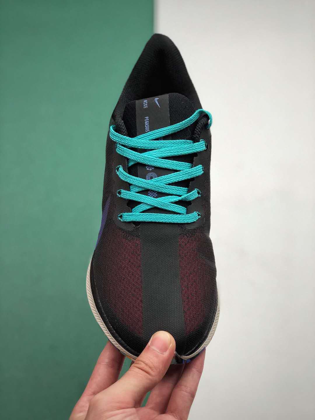 Nike Zoom Pegasus 35 Turbo Multicolor Black Purple Green - AJ4115 004