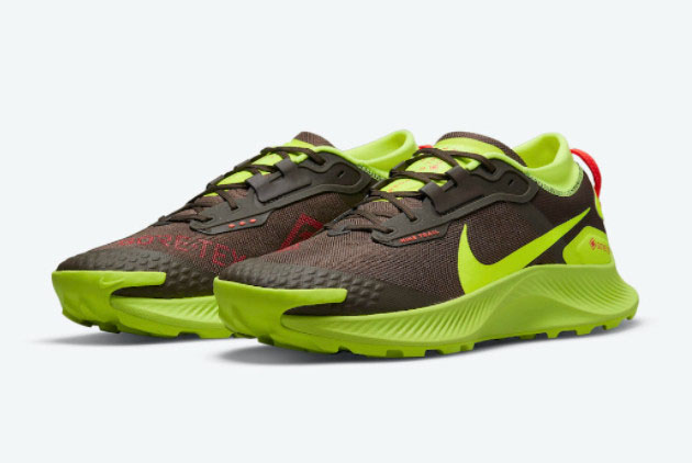Nike Pegasus Trail 3 Gore-Tex Brown/Volt DO6728-200 - Waterproof Trail Shoes
