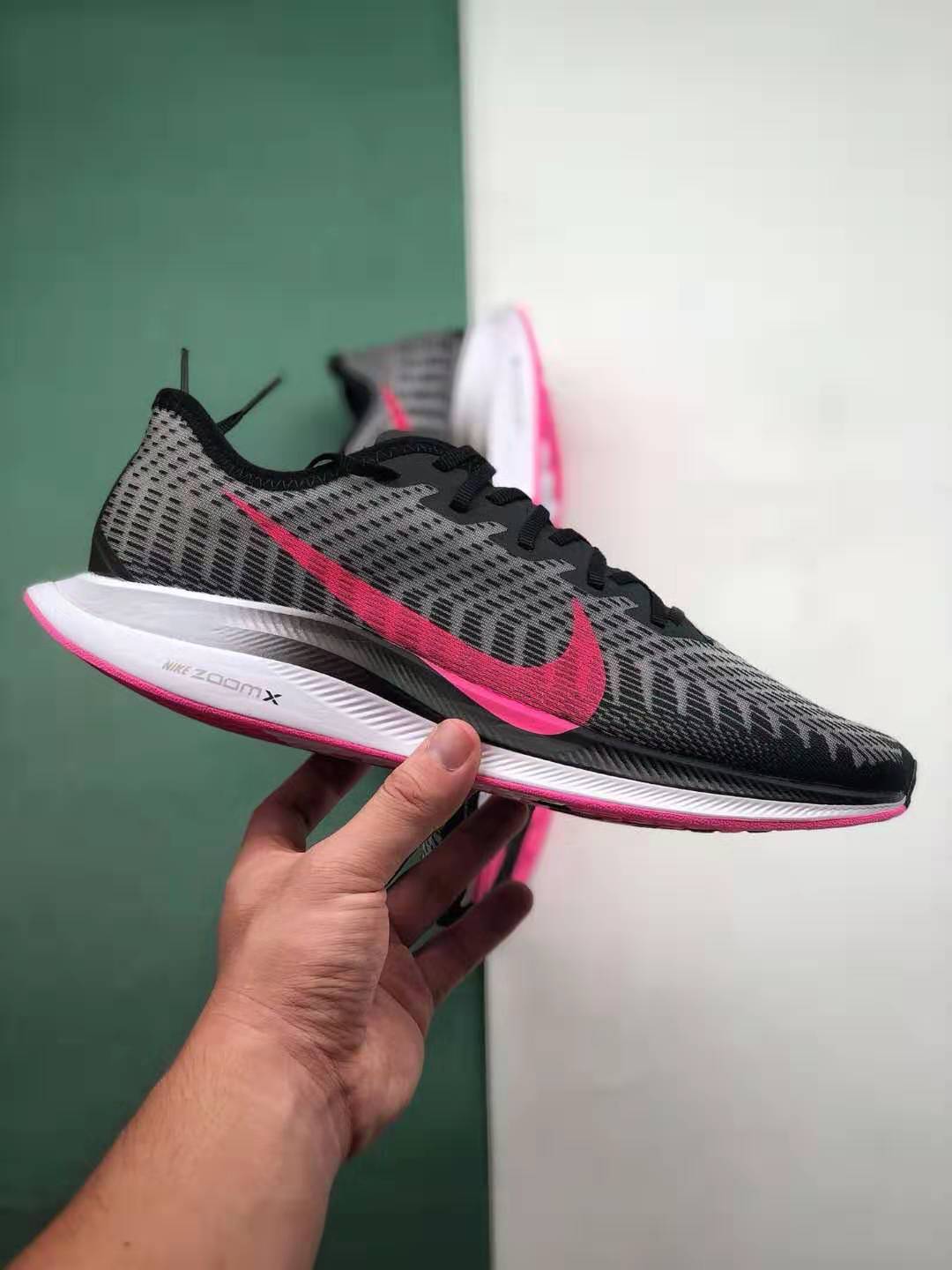 Nike Zoom Pegasus Turbo 2 Pink Blast Black Shoes AT2863-007 - Mens | Fast and Stylish Footwear