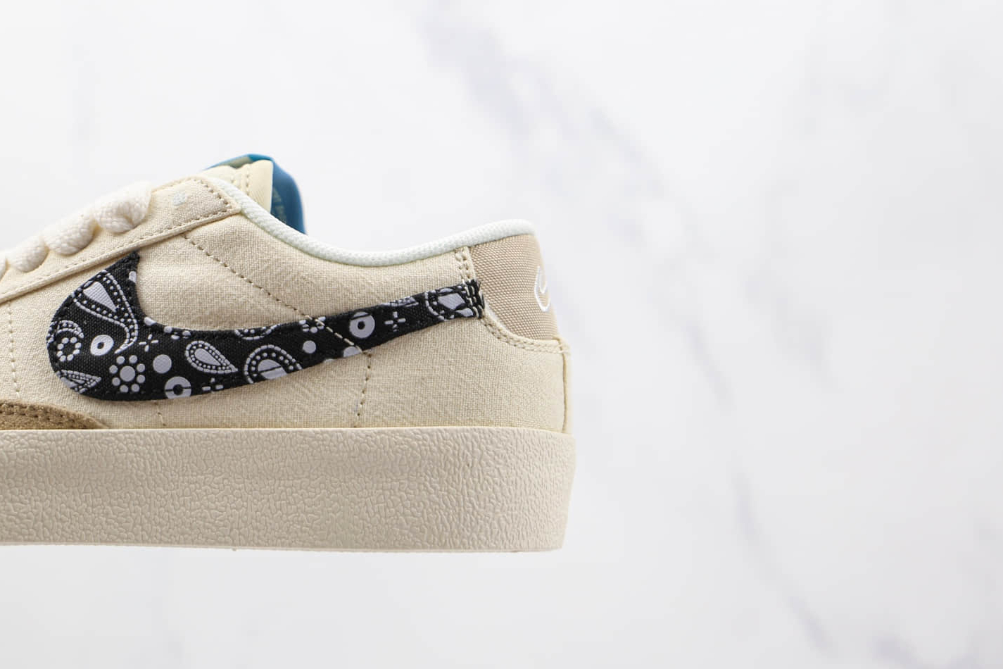 Nike Blazer Low '77 Vintage 'Paisley Swoosh' DJ4665-100 - Buy Now for Classic Style & Iconic Detailing