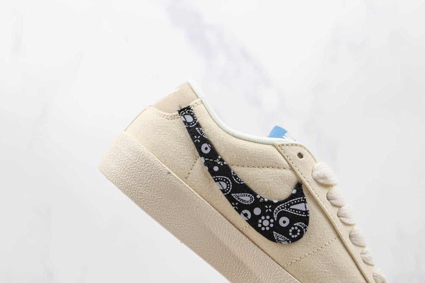 Nike Blazer Low '77 Vintage 'Paisley Swoosh' DJ4665-100 - Buy Now for Classic Style & Iconic Detailing
