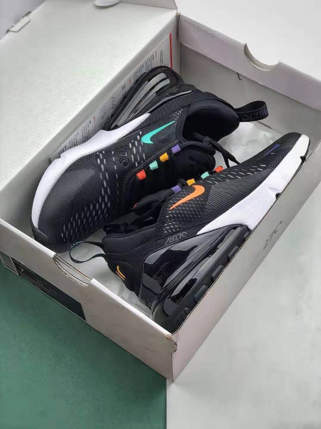 Nike Air Max 270 Black Multicolor AH8050-023 - Shop Now!