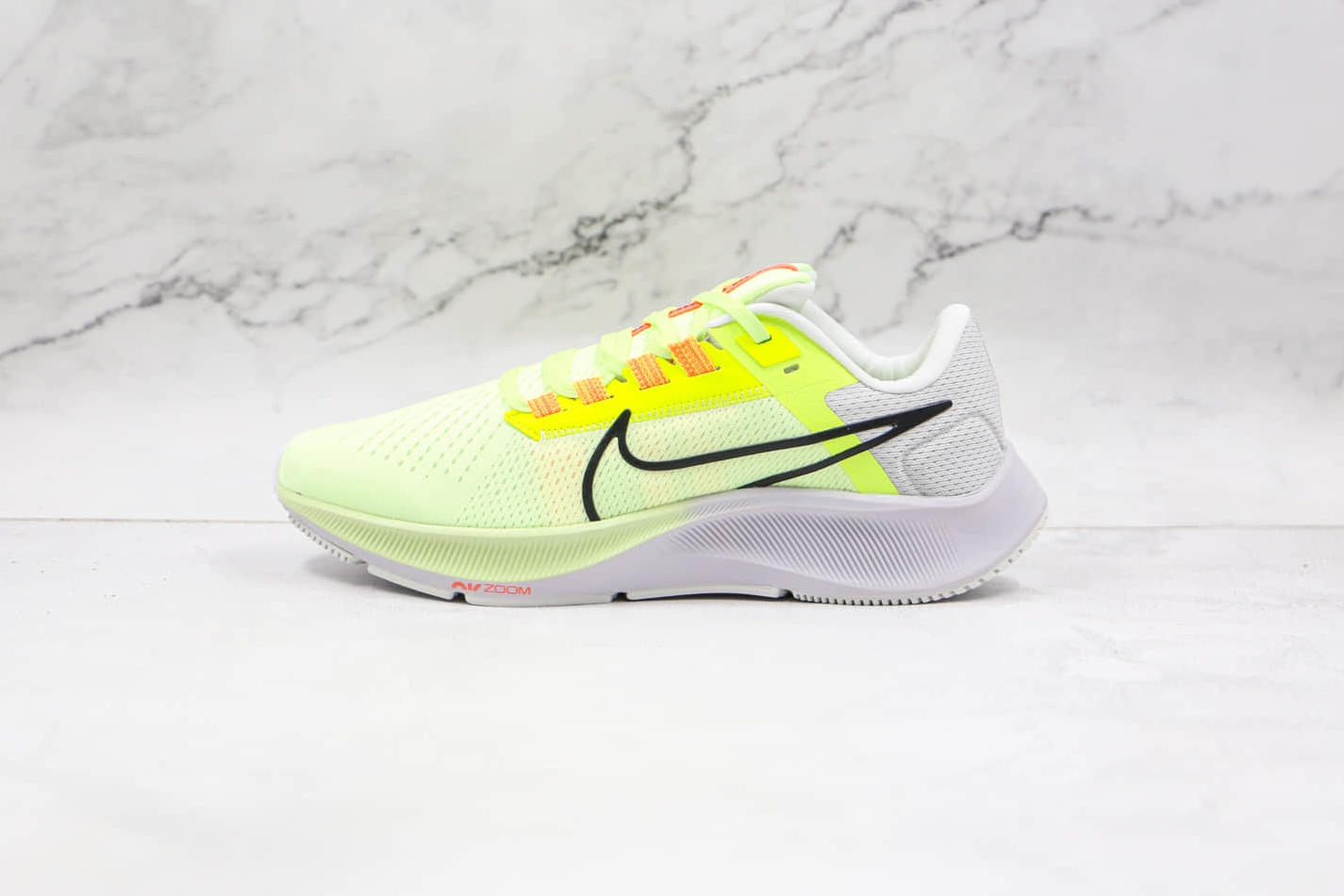 Nike Air Zoom Pegasus 38 Black White Yellow CM7602-001 - Lightweight and Cushioned Performance Running Shoes