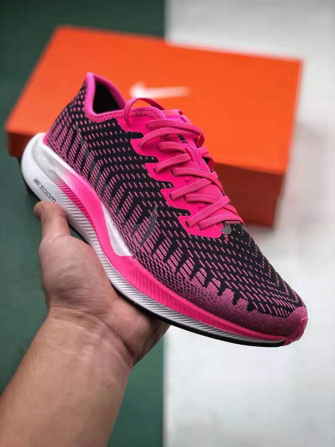 Nike Womens Zoom Pegasus Turbo 2 Pink Quartz Summit White - AT8242-600