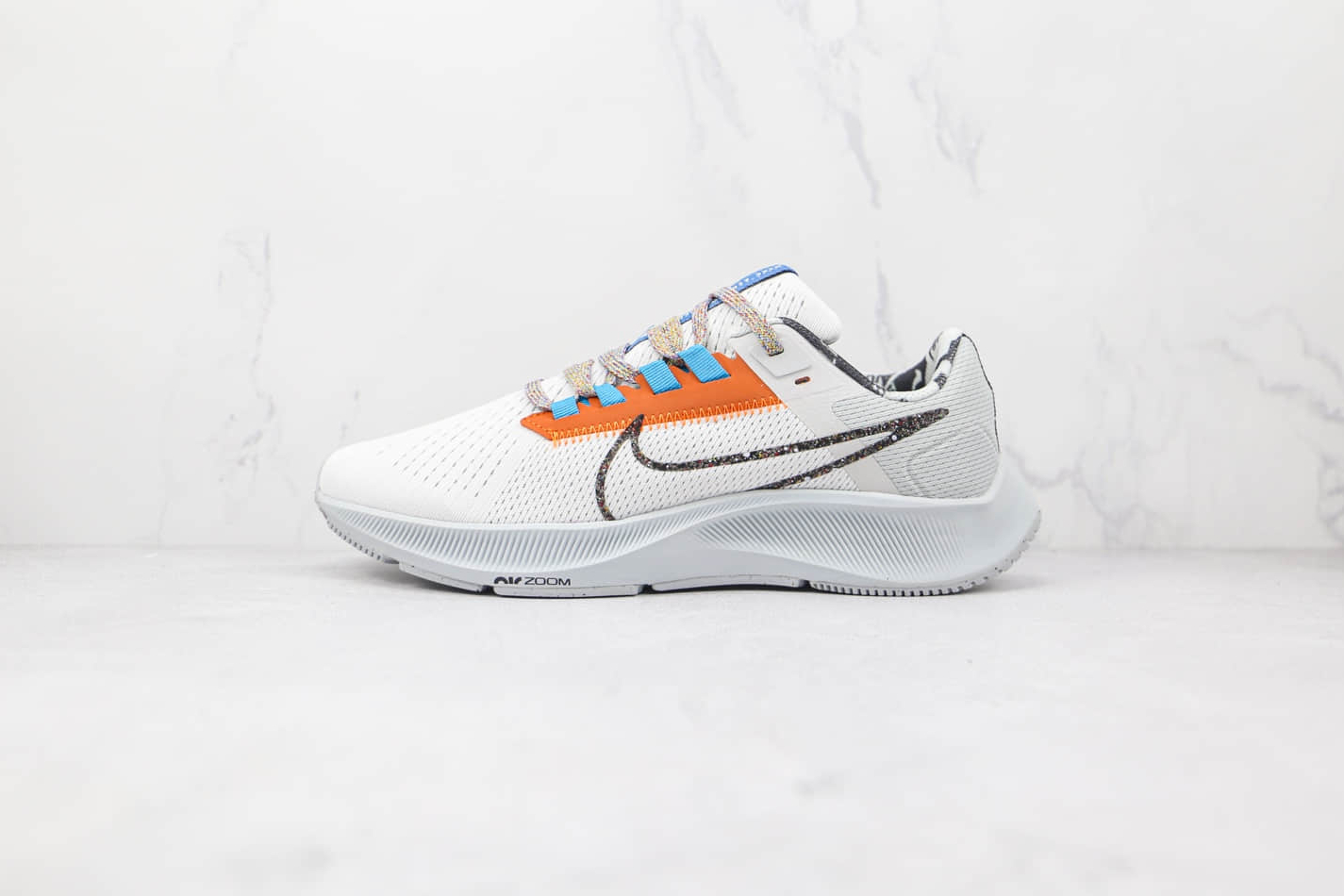 Nike Air Zoom Pegasus 38 'Pure Platinum Chile Red' CW7356-004 - Comfortable Running Shoes | Fast Shipping