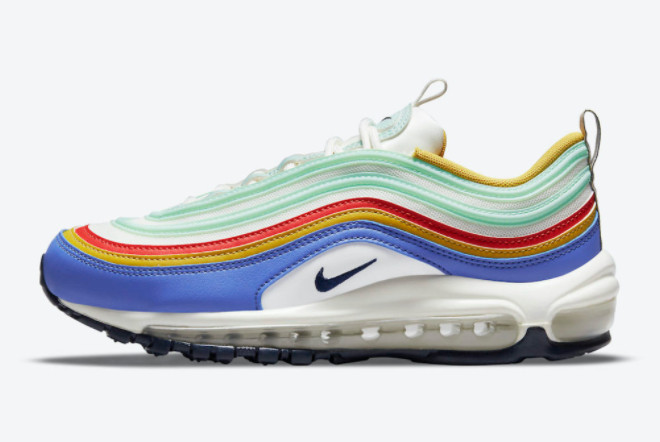 Nike Air Max 97 Newsprint Ash Green DB4611-001 - Latest Release and Stylish Design Available