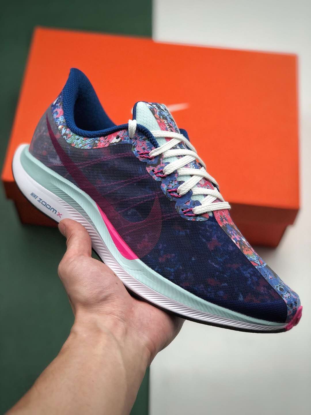 Nike Zoom Pegasus 35 Turbo Multicolor Black Purple Green - AJ4115 004