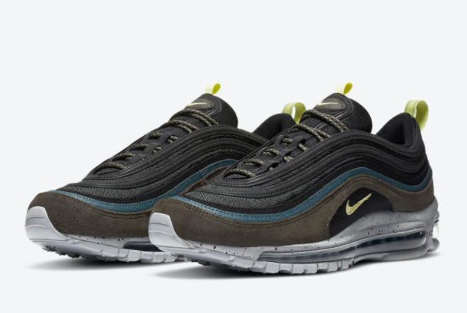 Nike Air Max 97 Newsprint Ash Green DB4611-001 - Latest Release and Stylish Design Available