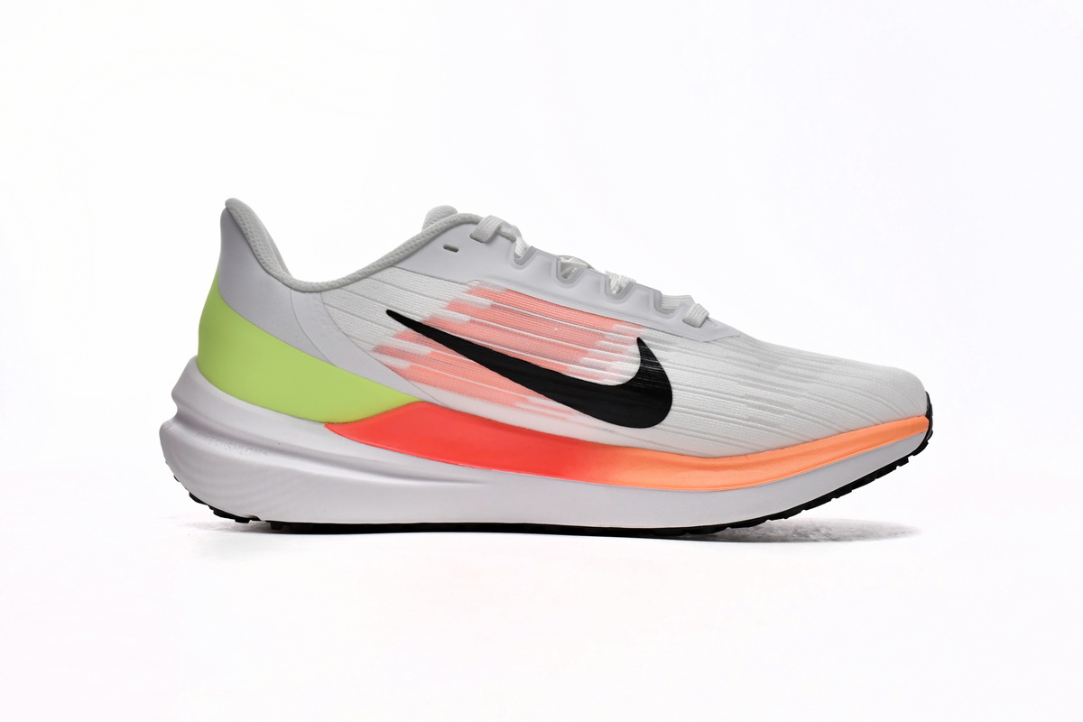 Nike Air Winflo 9 'Pure Platinum Total Orange' DD6203-100 - Supreme Comfort and Style