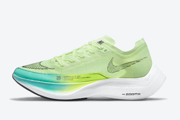 Nike ZoomX VaporFly NEXT% 2 'Barely Volt' Barely Volt/Dynamic Turquoise CU4123-700