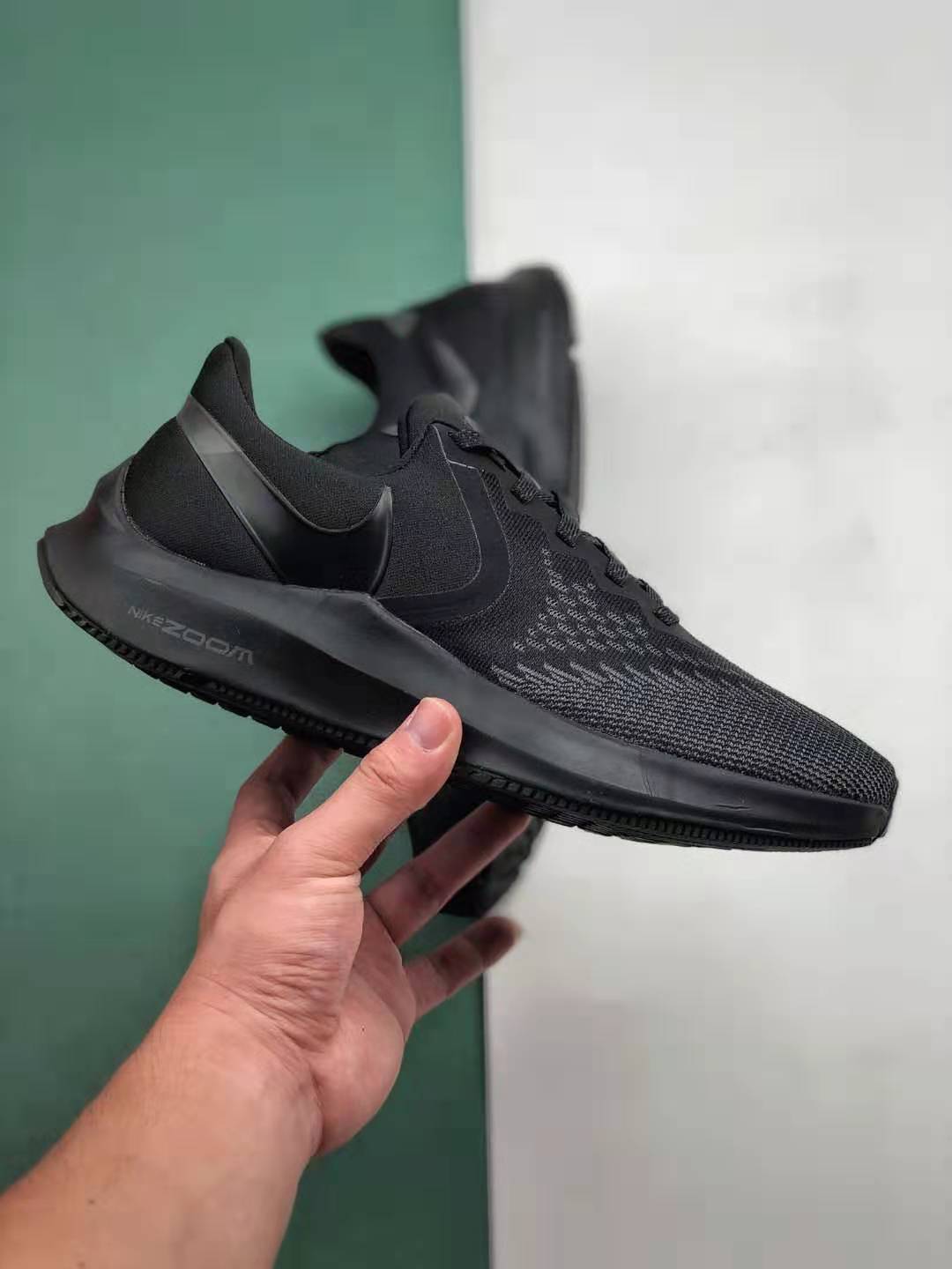 Nike Air Zoom Winflo 6 'Triple Black' AQ7497-004 - Lightweight and Cushioned Running Shoes
