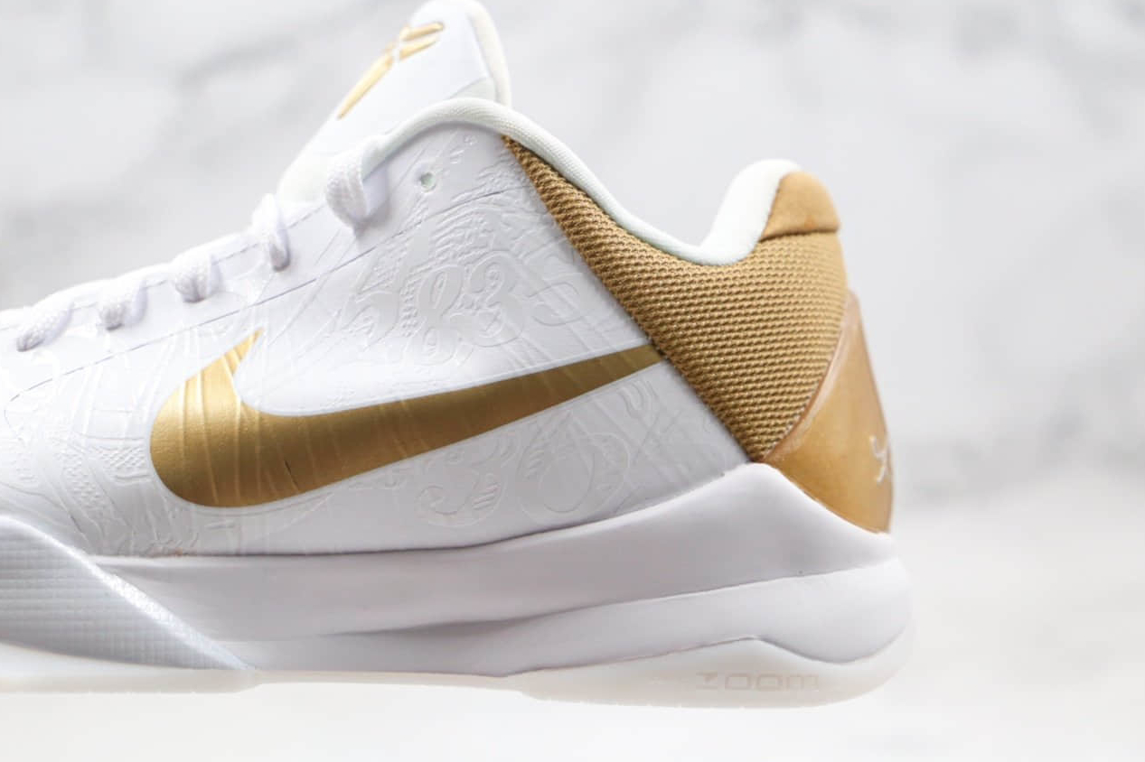 Nike Zoom Kobe 5 'Big Stage Home' 386429-108 - Supreme Performance for Basketball